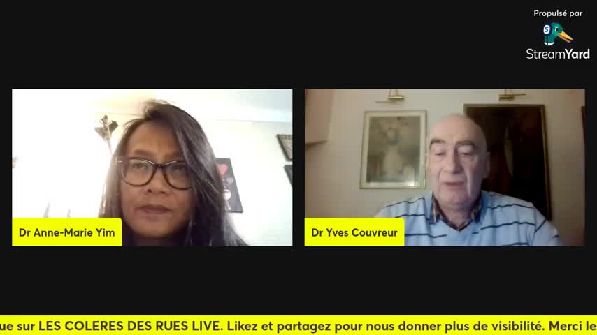 Le docteur Anne-Marie Yim recoit le docteur Yves Couvreur - ciblages electromagnetiques