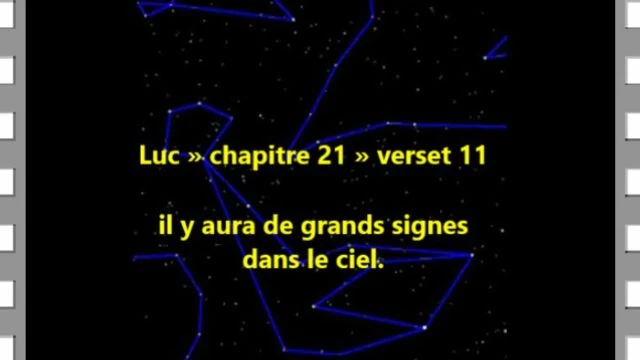 il y aura des signes dans le ciel