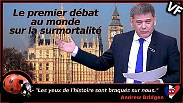 Andrew Bridgen Debat sur la surmortalite vax covid Westminster Hall 16 Janvier 2024 VF