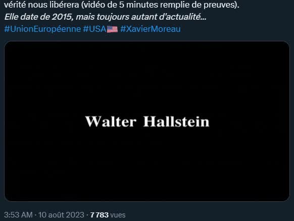 L’Union Européenne est un produit des États-Unis et des Nazis