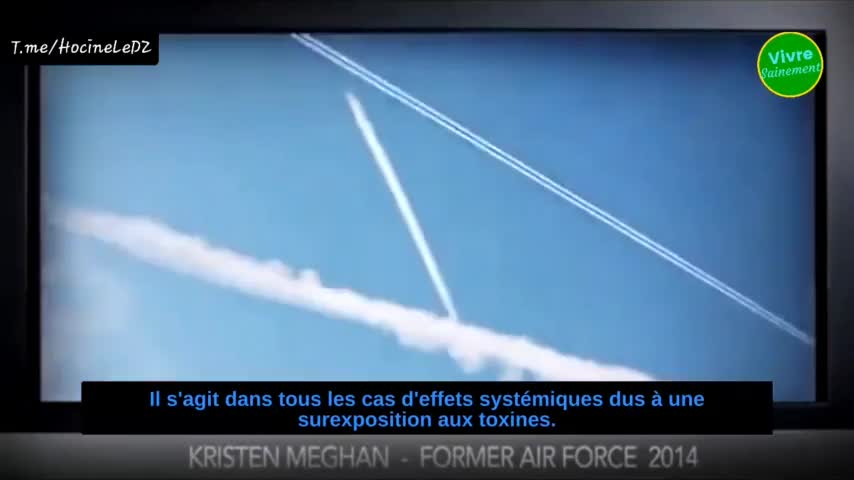 Une ancienne membre de l'US Airforce balance tout sur les chemtrails