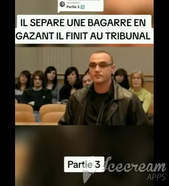 Il sépare une bagarre il finit au tribunal