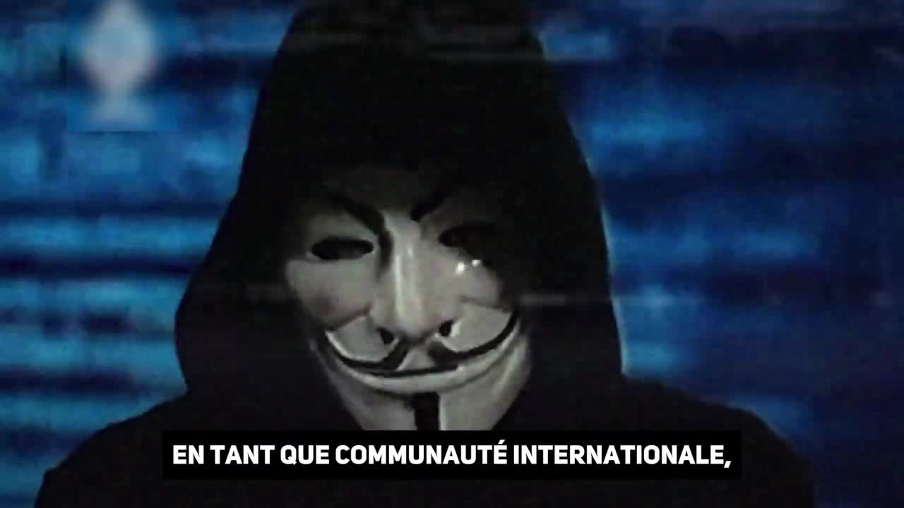 Les Anonymous menacent Netanyahou