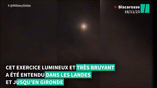 l'armée française qui était responsable de cette lumière dans le ciel POURQUOI LA NUIT ..??