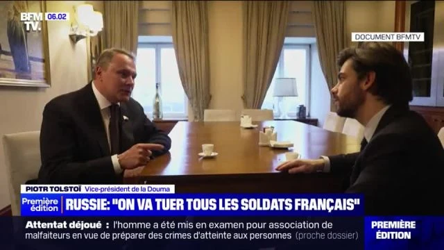 Un responsable russe met en garde Macron