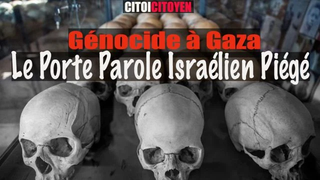 Génocide à Gaza (Le Porte parole Israélien piégé)