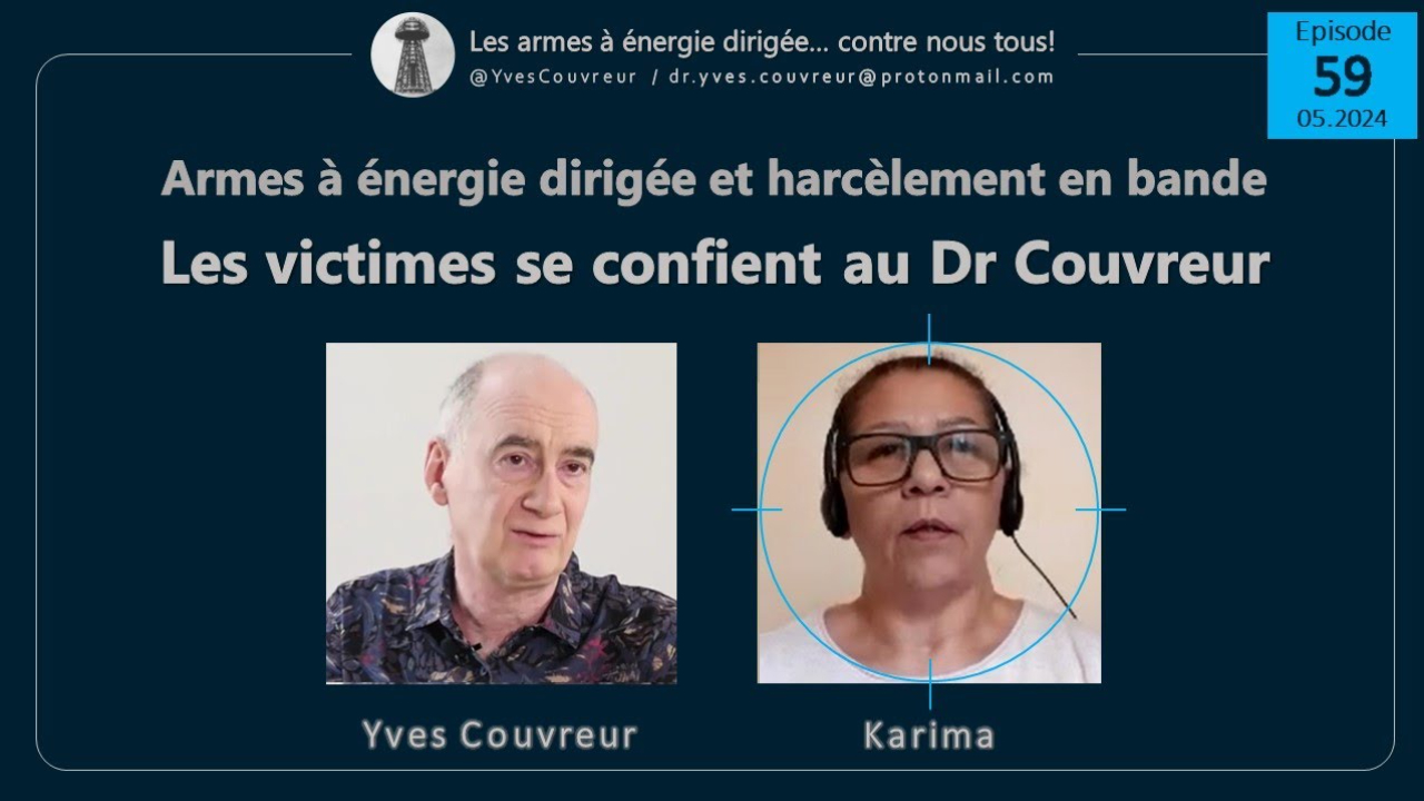E59 Karima Dr Couvreur 052024 Victimes d'attaques electromagnetiques