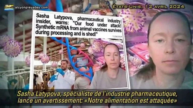 L'ARNm des vaccins survit chez l'animal et est transmis aux personnes a l'eau et a l'environnement - Sasha Latypova