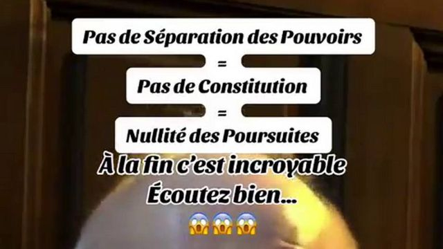La fausse republique francaise - Constitution sans separation des pouvoirs