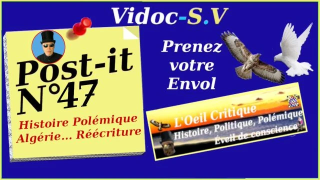 Post-it_N°47-Histoire Polémique Algérie… Réécriture