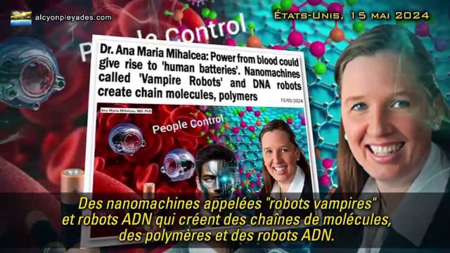 Des nanorobots et des robots ADN autoreproducteurs dans le sang des vaccines et des non vaccinees