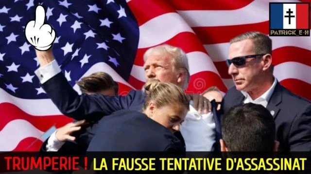 Trumperie - La fausse tentative d'assassinat sur Trump est une mise en scene c'est demontre ici