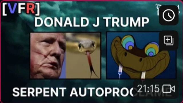 Trump - Serpent autoproclame