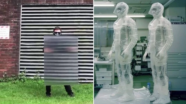 Une technologie rend ces 2 soldats invisibles