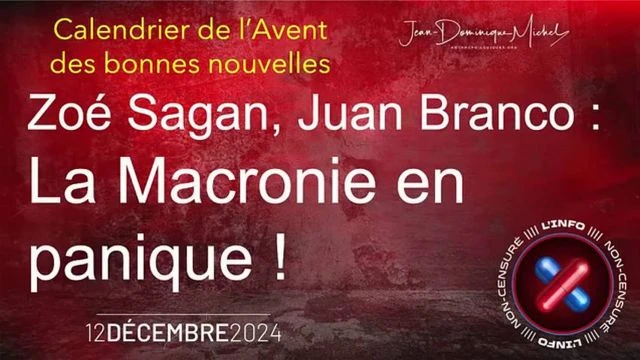 Zoe Sagan Juan Branco - garde a vue - la Macronie en panique - Jean Dominique Michel