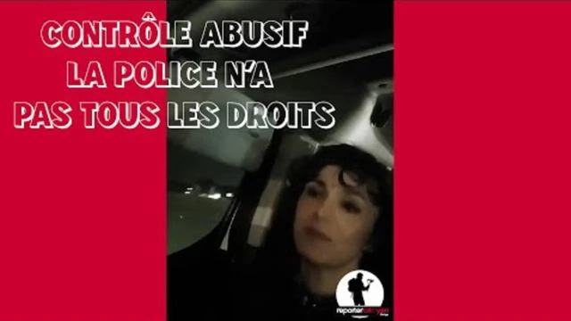 Controle de la police abusif - Anne Lallemand - FDNL - Souverain