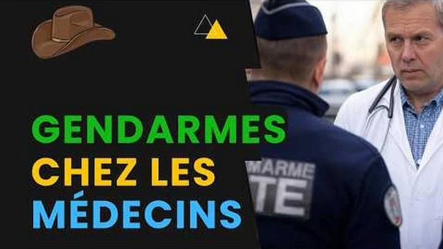 Les gendarmes debarquent chez une Medecin Pour l'Obliger a Travailler