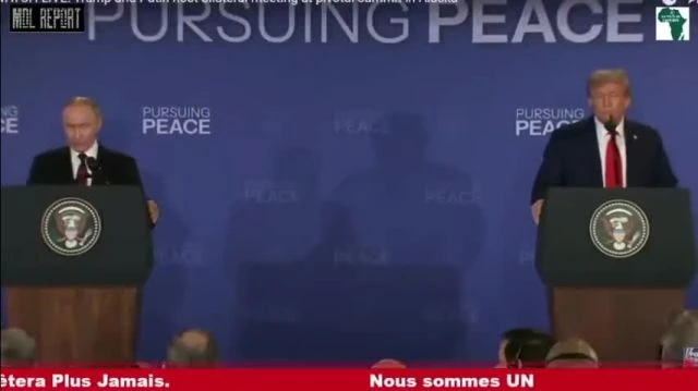 INTÉGRALITÉ DE LA CONFÉRENCE DE PRESSE TRUMP-POUTINE, SOMMET DE L’ALASKA
