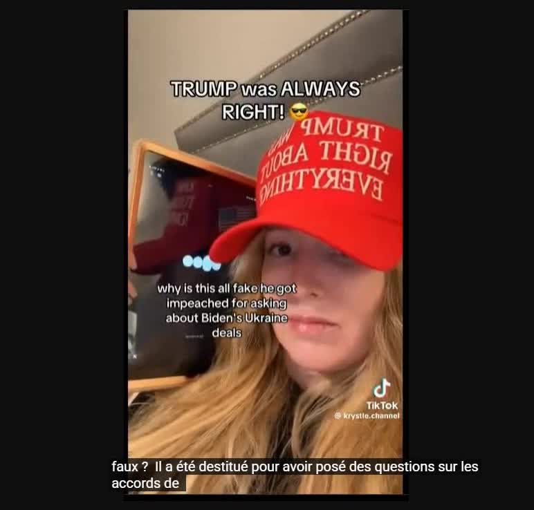 Trump avait toujours raison - Sous-titré en français .