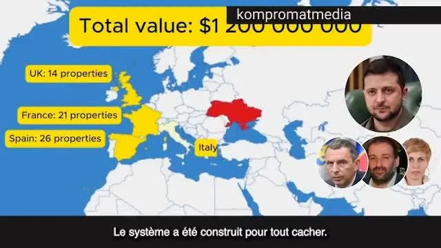 Sur le papier, Zelensky ne possède rien, mais dans les faits, il possède tout