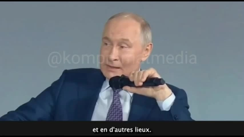 Poutine salue la Résistance française… du XXIe siècle