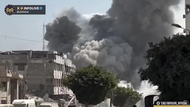 L'aviation israélienne bombarde le siège de l'aide médicale à l'ouest de la ville de Gaza