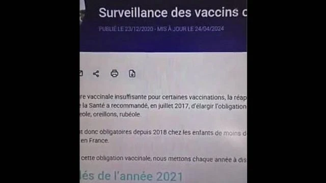 ANSM viens de classer tout les vaccins dans les substances veneneuses