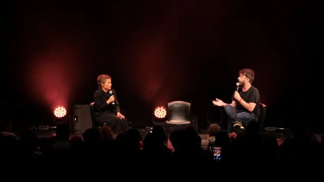 Sketch fait à La Cigale avec Aymeric Lompret et Blanche Gardin