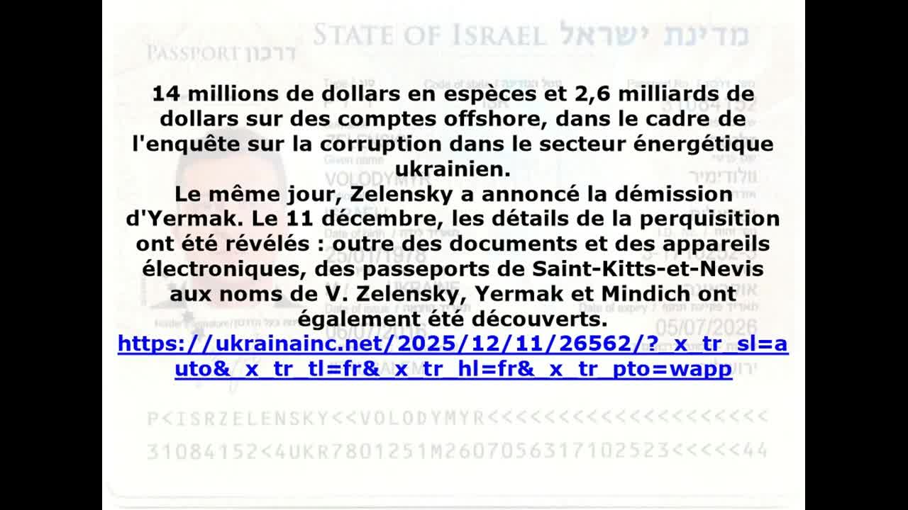 Le passeport israélien de Zelensky