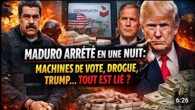 Maduro arrete en une nuit machines de Vote Dominion Drogue Trump tout est lie - BABEL TV