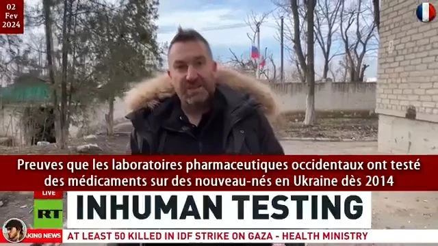 Expériences sur des milliers d’humains en Ukraine