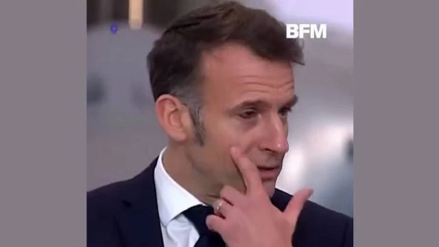 Oeil rouge de macron - Chibritte qu'as tu encore fait - Tiktok - Make Your Day