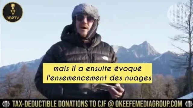 Des produits chimiques sont pulvérisés dans l'atmosphère pour refroidir la planète