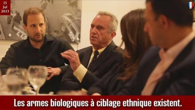 Robert Kennedy confirme qu'il existe bien des armes biologiques a ciblage ethnique