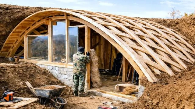 Il construit une maison Hobbit pour 2000 dollars