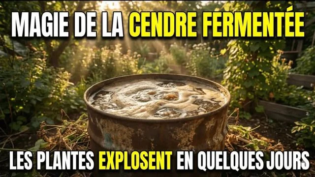 Cette astuce avec de la cendre de bois fermentee fait pousser les plantes TRES vite