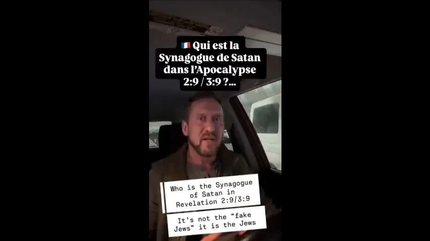 Qui est la Synagogue de Satan dans l’Apocalypse 2.9 et 3.9