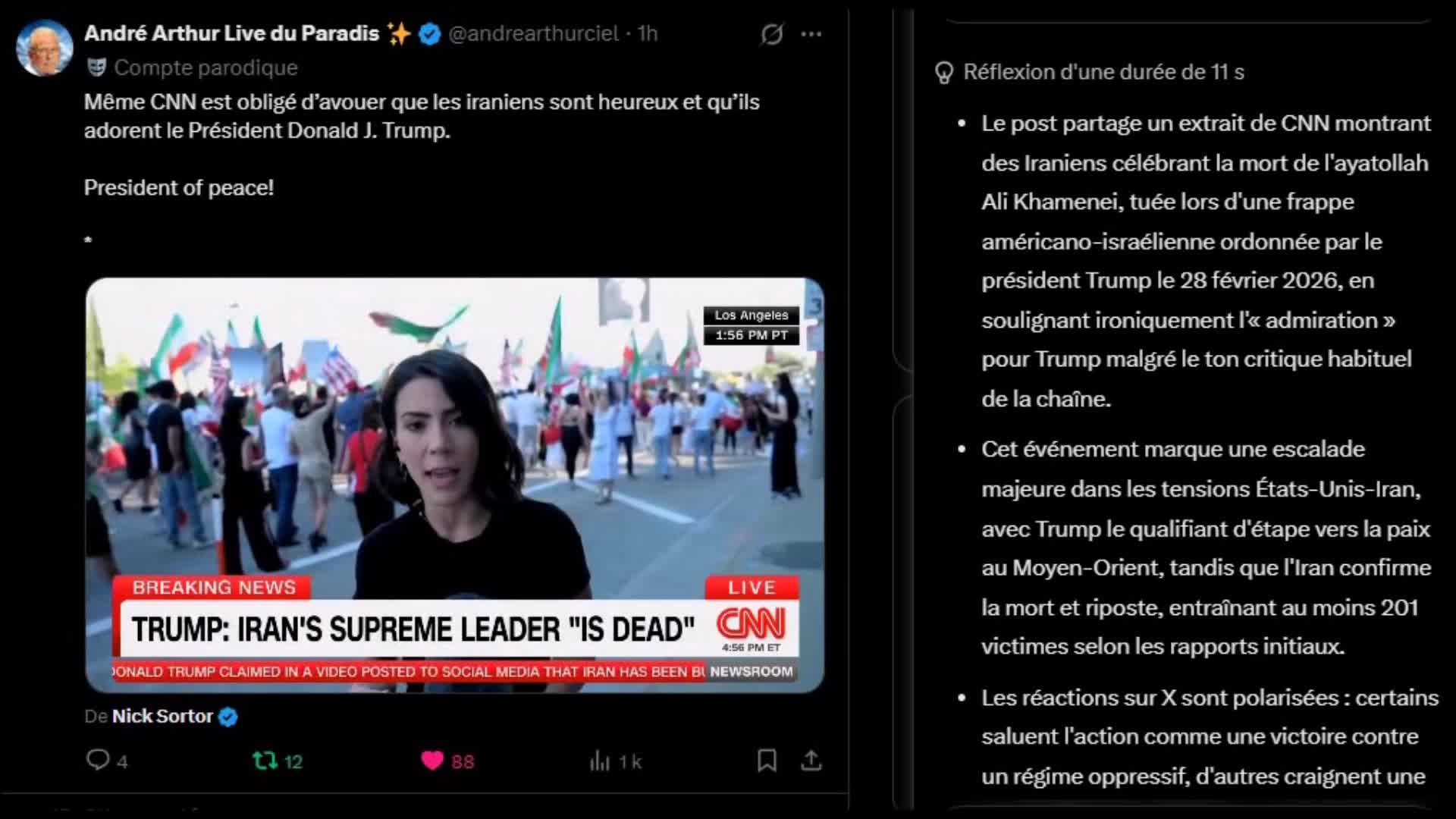 28 février , un jour de fête pour les iraniens