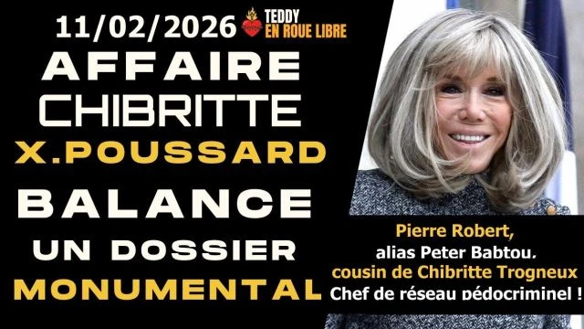 Chibritte Macron Son cousin Pierre Robert chef de reseau pedocriminel transnational 11_02_2026 - Teddy en roue libre