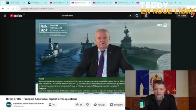 La France est Piegee Asselineau lache une bombe sur le dossier Iran - Teddy en roue libre