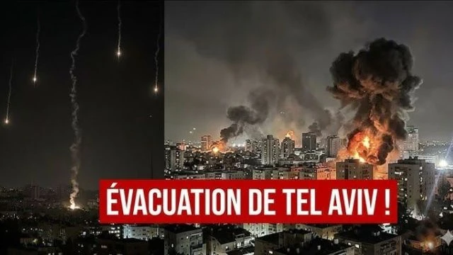 Derniere minute Deluge de roquettes sur Tel Aviv la plus grande vague depuis le debut de la guerre