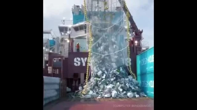 L’aspirateur géant qui nettoie les mers