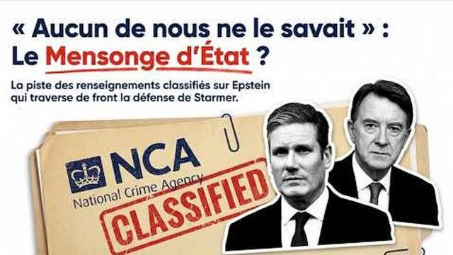 Epstein files Aucun de nous ne le savait Mandelson Starmer - France Soir
