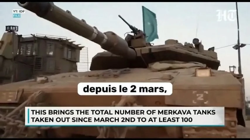 Le Hezbollah a détruit plus de 100 chars Merkava