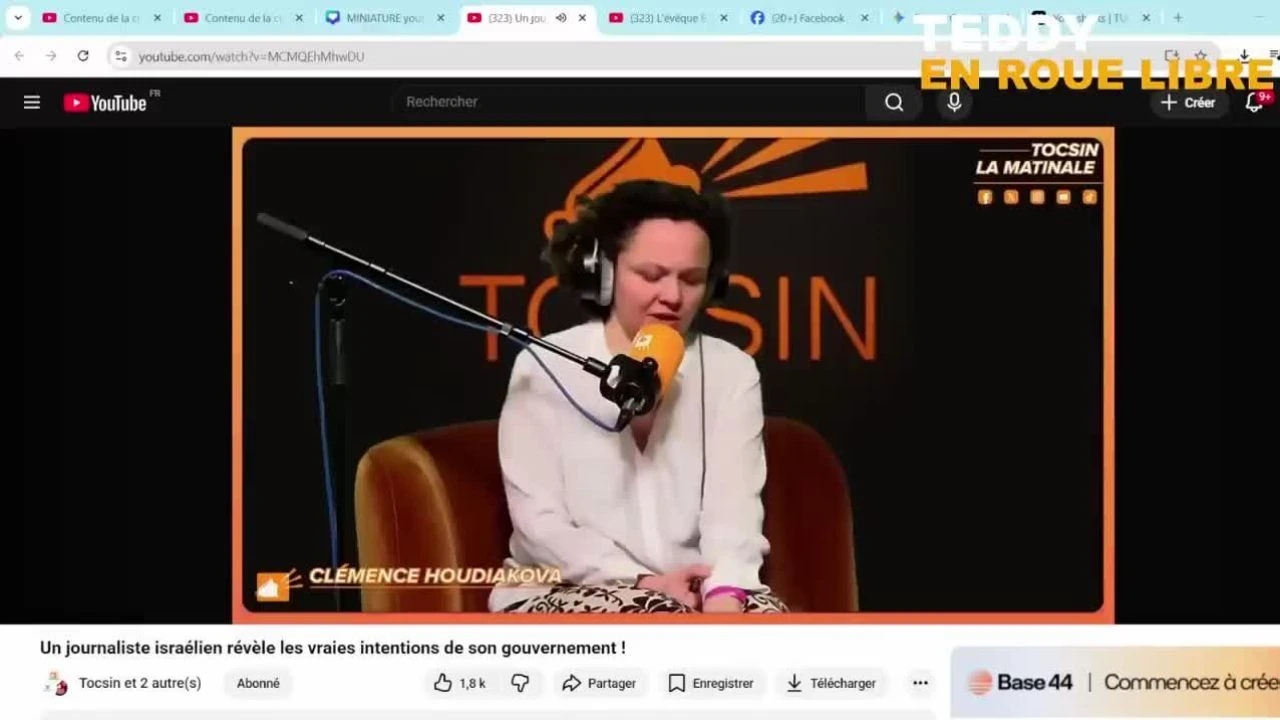 Un journaliste israelien balance une pure dinguerie en direct - Tocsin