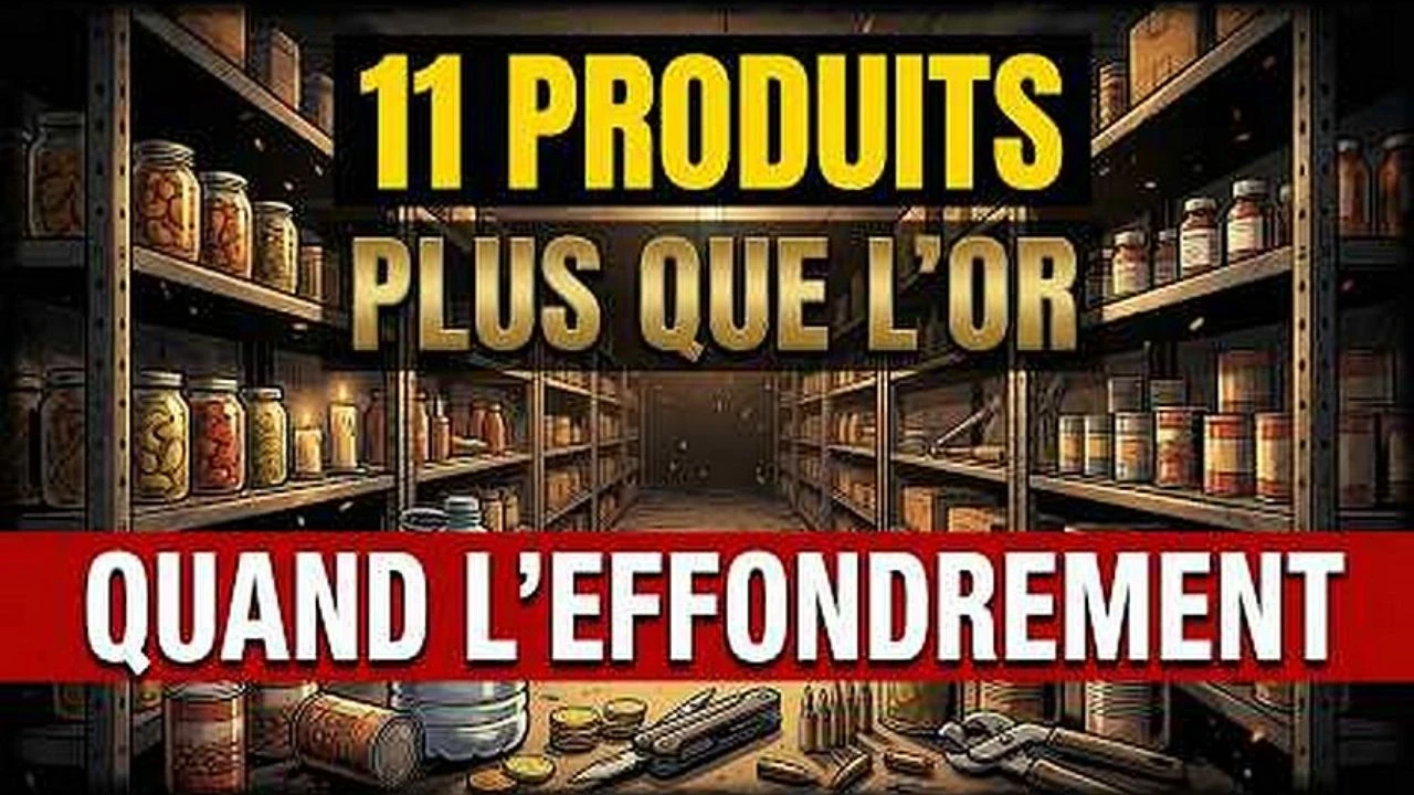 11 produits qui vaudront Plus Que L'Or quand l'effondrement arrivera
