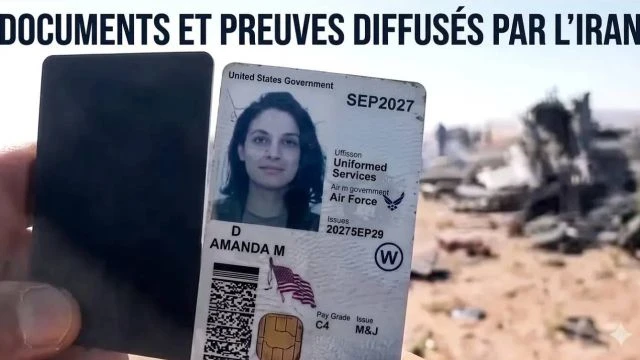 L'Iran devoile des documents choc sur un officier US apres le crash a Ispahan - Moe l'enjailleur