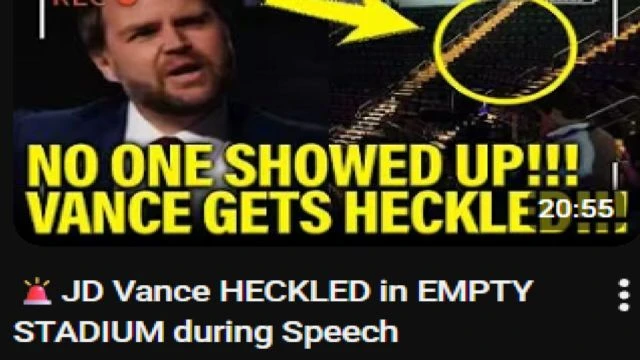 JD Vance et Erica Kirk face a des stades completement vides