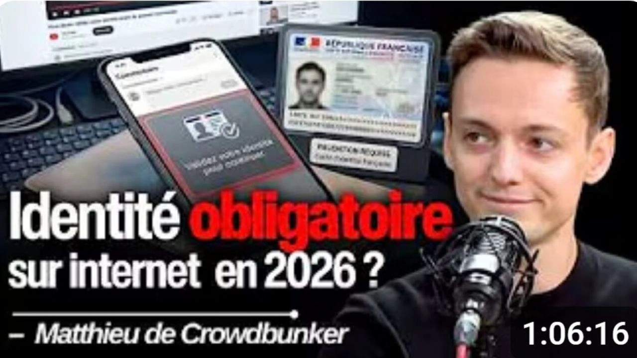 Vous devrez bientot vous identifier partout sauf si vous faites ca - Crowdbunker - Nexus