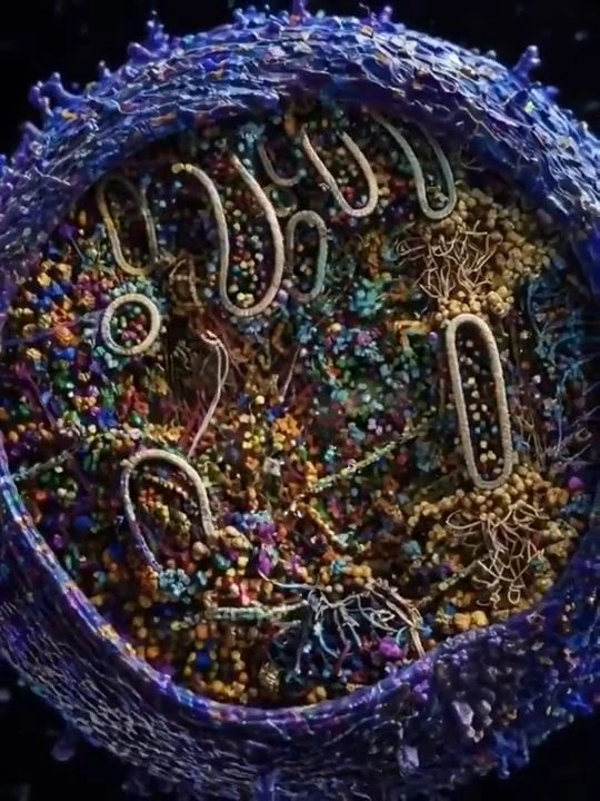 Ce que tu vois dans cette vidéo est une seule cellule humaine